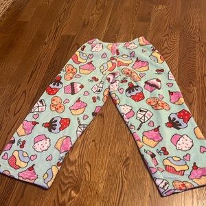 light blue fuzzy pajama pants. good condition. cozy. kids size S